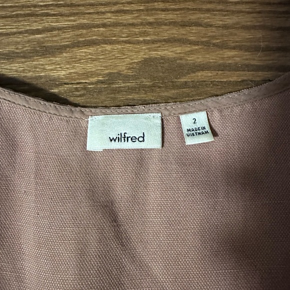 Aritzia Wilfred Brax Jumpsuit in Nutmeg 2 - Picture 6 of 7